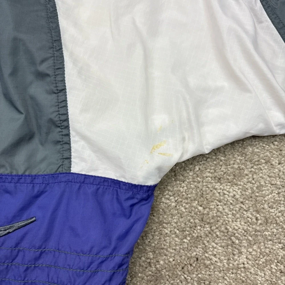 Vintage 90s Nike Big Swoosh Windbreaker Jacket XL